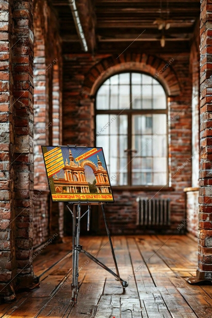 Оригинальный плакат СССР в день субботника