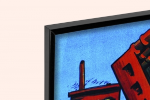 Плакат СССР отходы завода загрязнение леса экология