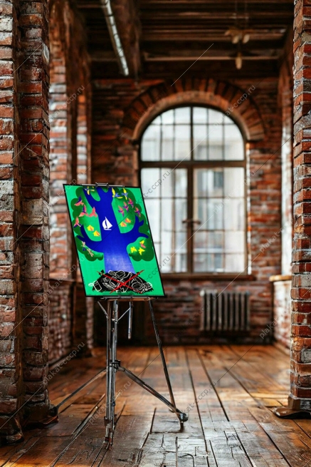 Оригинальный плакат СССР туризм экология бытовой мусор