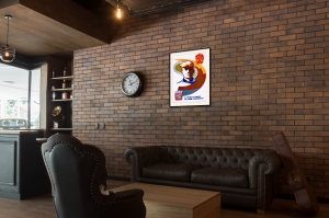 Оригинальный плакат СССР в труде и спорте со мной поспорьте мастер спорта