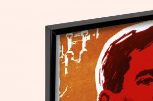 Оригинальный плакат СССР кто не работает тот не ест