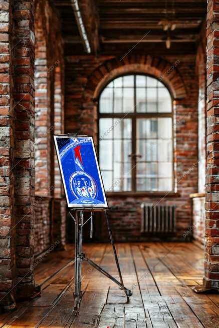 Оригинальный плакат СССР вовеки преступнее не было цели из космоса землю держать на прицеле