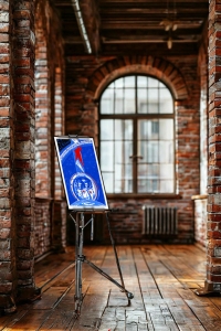 Оригинальный плакат СССР вовеки преступнее не было цели из космоса землю держать на прицеле