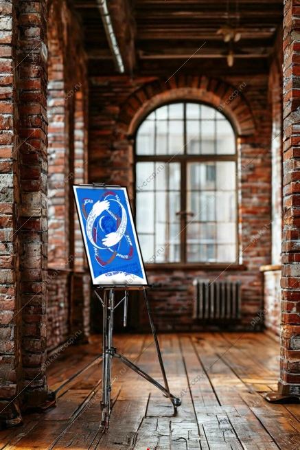 Оригинальный плакат СССР не допусти научный гений чтоб мир сгорел в огне сражений