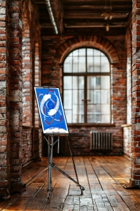 Оригинальный плакат СССР не допусти научный гений чтоб мир сгорел в огне сражений