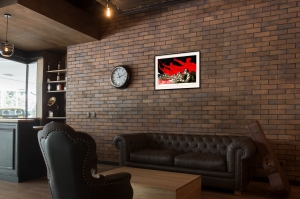 Оригинальный плакат СССР Бьемся мы здорово колем отчаянно внуки Суворова дети Чапаева