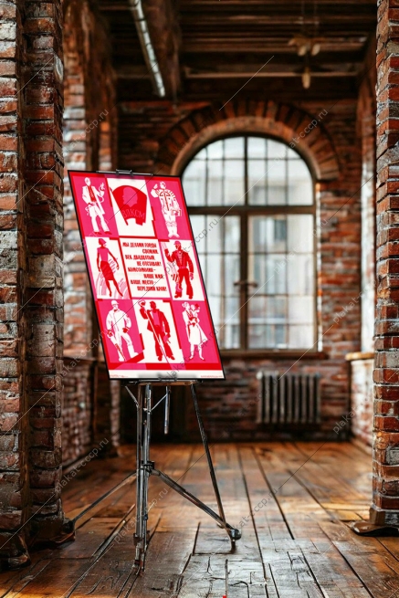 Оригинальный плакат СССР комсомолия наше имя наше место передний край