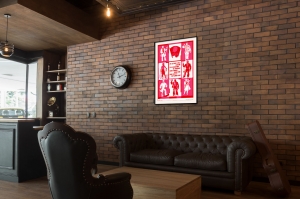 Оригинальный плакат СССР комсомолия наше имя наше место передний край