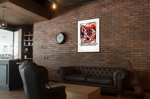 Оригинальный советский плакат оружием мы добили врага трудом мы добудем хлеб за работу товарищи коллективизация