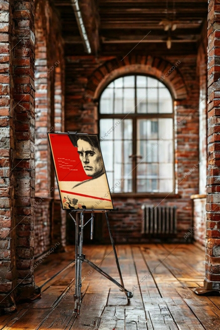 Оригинальный советский плакат критика