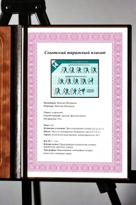 Оригинальный плакат СССР парные упражнения в три шага рукопашный бой