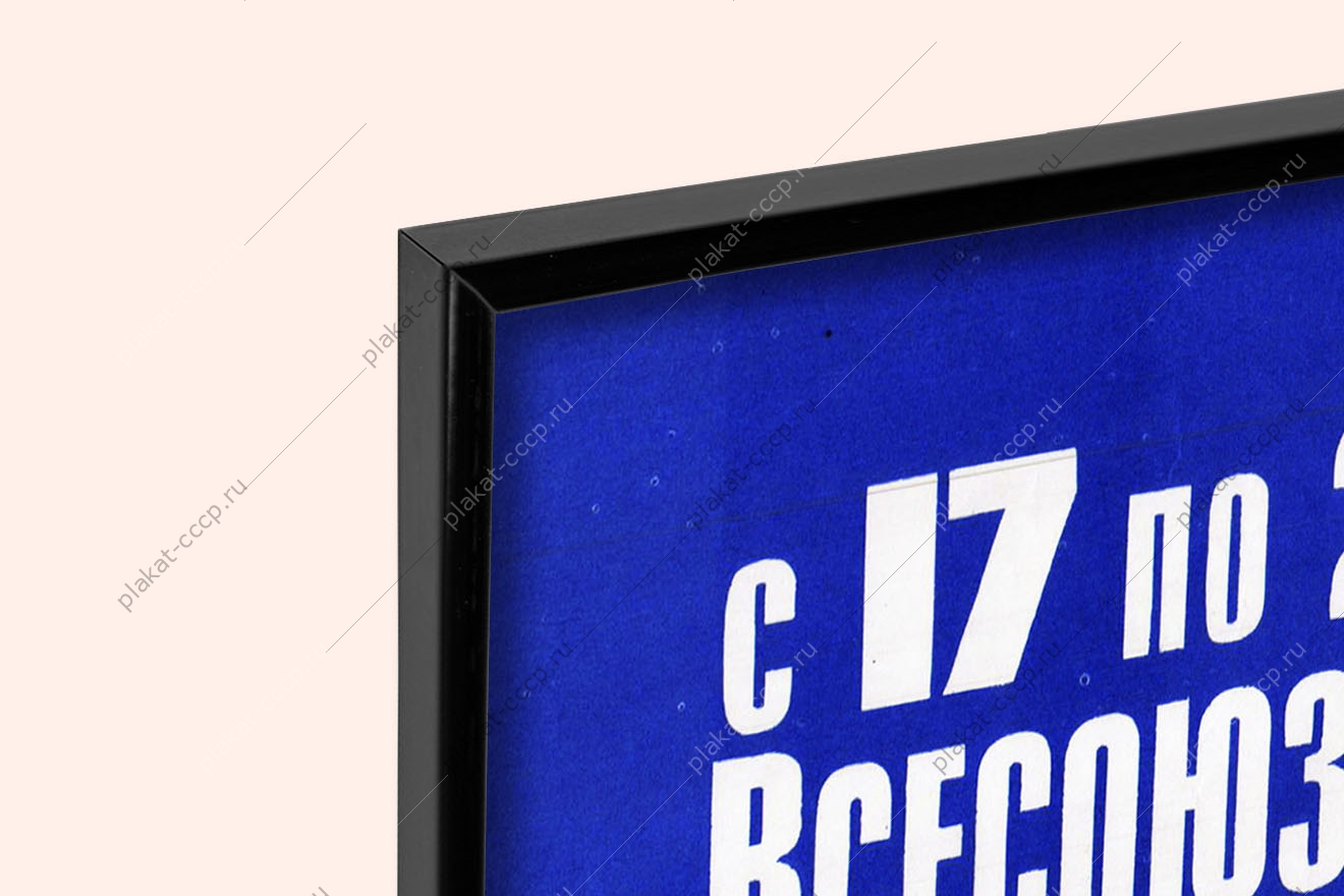 Оригинальный плакат СССР перепись населения 1979 год