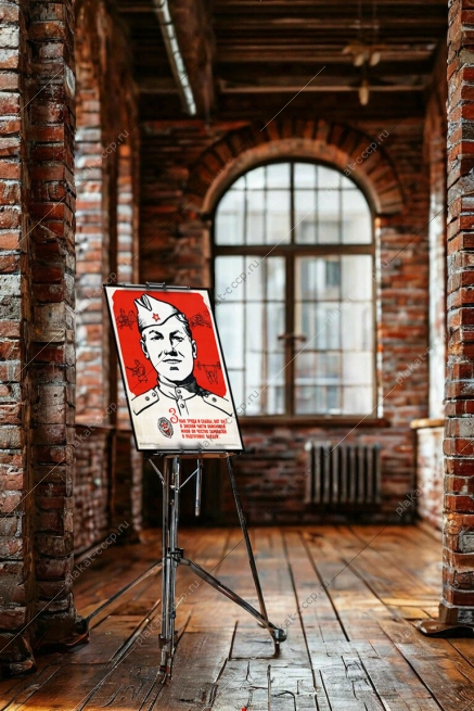 Оригинальный плакат СССР орден отличник советской армии