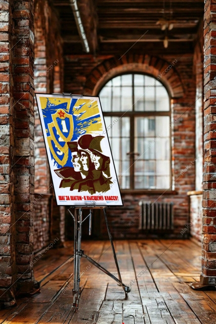 Оригинальный плакат СССР шаг за шагом к высшему классу советская армия