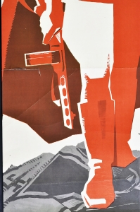 Оригинальный военный плакат СССР 9 мая Победа Художник А Лемещенко 1968