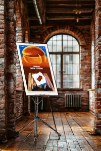 Оригинальный плакат СССР помни цену хлеба оборона блокада Ленинграда