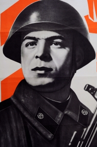 Оригинальный военный плакат СССР защита границ советский плакат вооруженные силы армия художник Н. И Шеффер 1968
