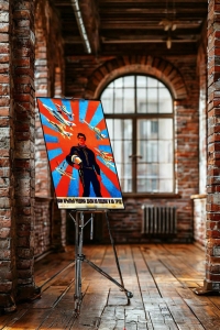 Оригинальный плакат СССР авиация летчик нам крылья Родина дала на подвиг и на труд самолет