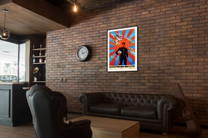 Оригинальный плакат СССР авиация летчик нам крылья Родина дала на подвиг и на труд самолет