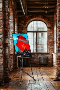 Оригинальный плакат СССР танкист танковые войска