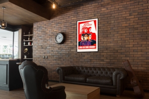 Оригинальный плакат СССР слава советской милиции декрет совета народных комиссаров о советской рабоче-крестьянской милиции