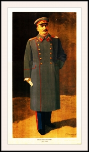 Оригинальный советский плакат И В Сталин