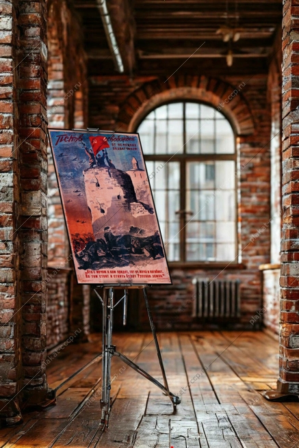 Оригинальный плакат СССР Псков освобожден от фашистских захватчиков ВОВ 9 мая